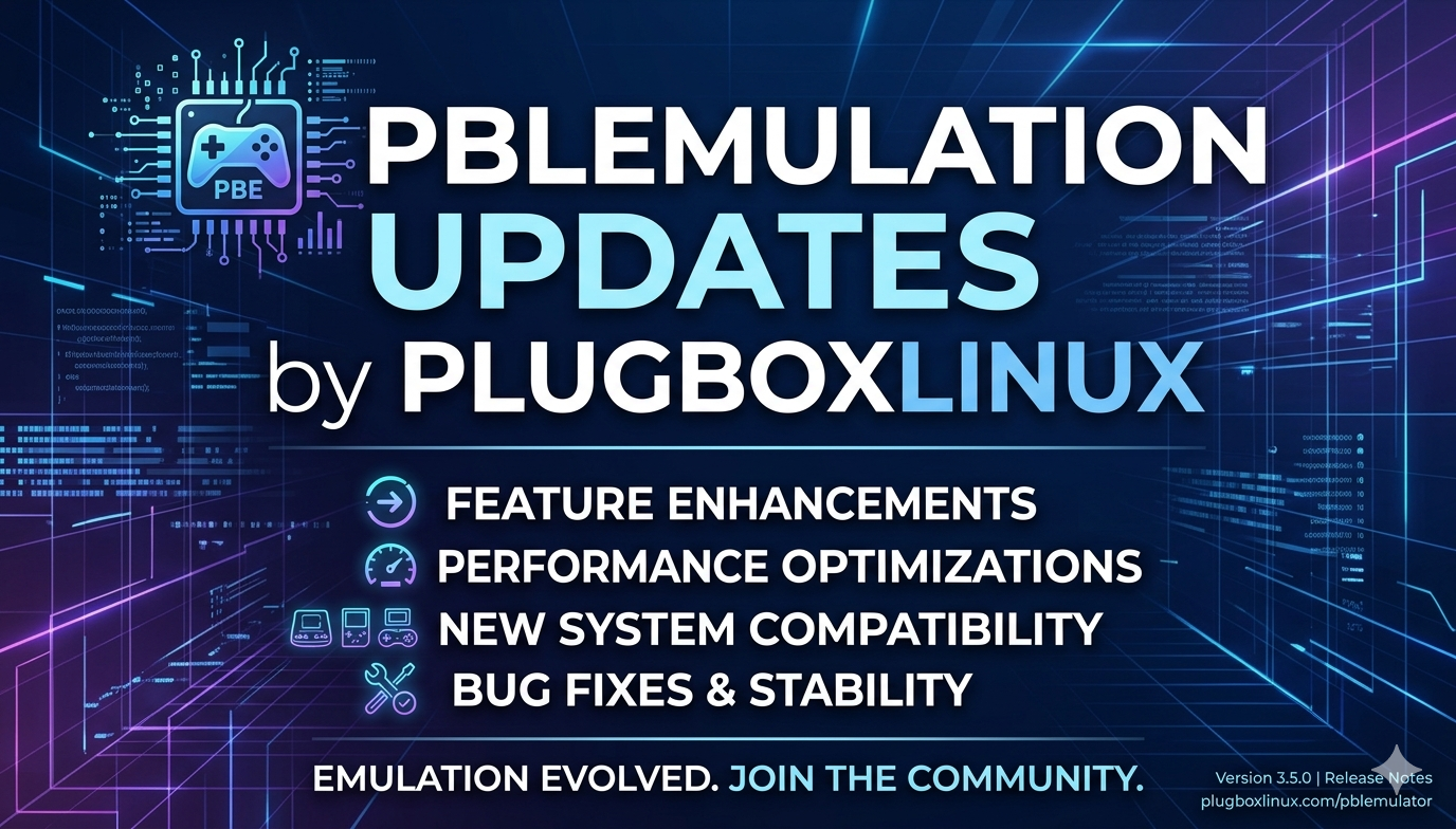 pblemulator updates by plugboxlinux