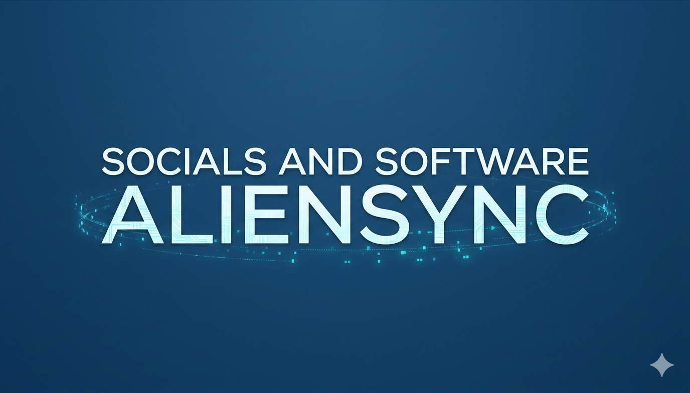 socials and software aliensync